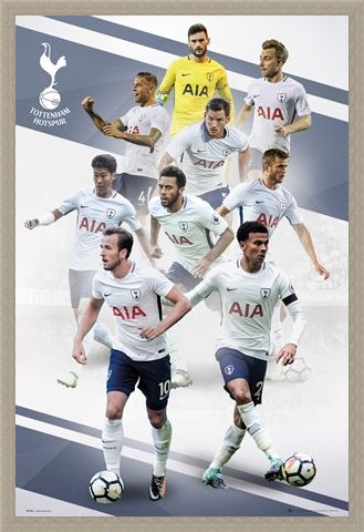 Framed Framed Players 17-18 - Tottenham FC
