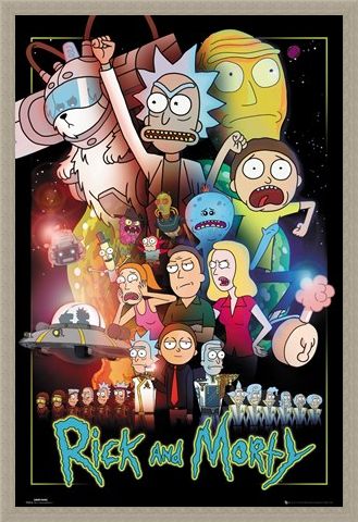 Framed Framed Rick and Morty - Wars
