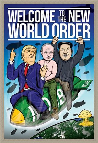 Framed Framed Welcome To The New World Order -