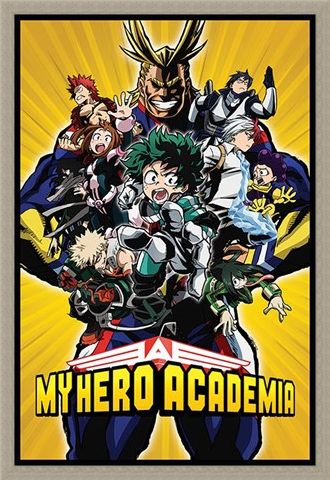 Framed Framed Radial Character Burst - My Hero Academia