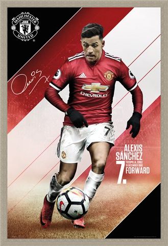 Framed Framed Sanchez 17-18 - Manchester United