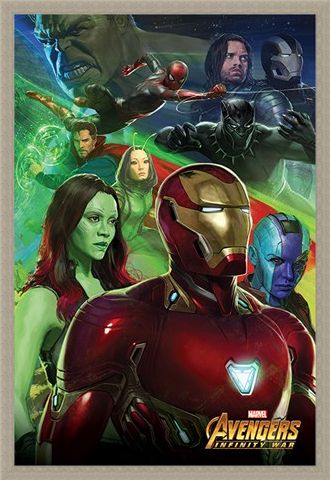 Framed Framed Iron Man - Avengers Infinity War