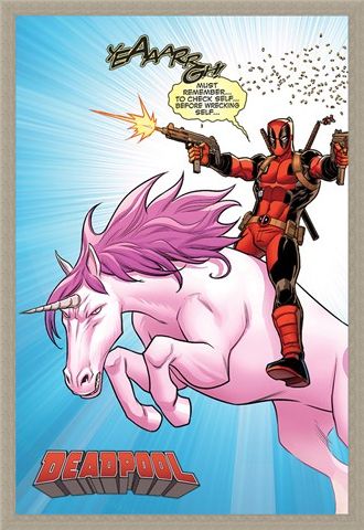 Framed Framed Unicorn - Deadpool