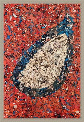 Framed Framed Eye Montage - Spider-Man