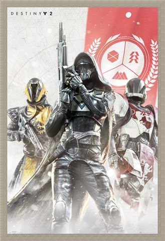 Framed Framed Hunter, Warlock and Titan - Destiny 2