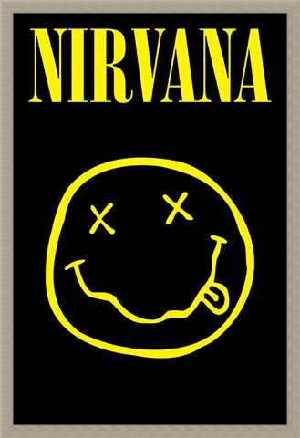 Framed Framed Smiley - Nirvana