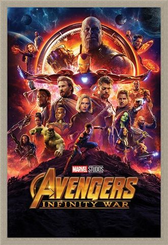 Framed Framed Infinity War One Sheet - Avengers