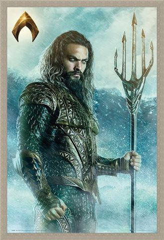 Framed Framed Aquaman Trident - Justice League
