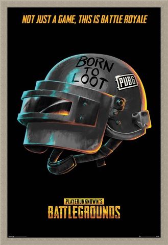 Framed Framed Born To Loot - PUBG