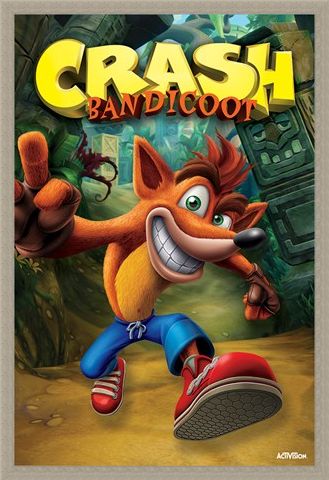Framed Framed Next Gen Bandicoot - Crash Bandicoot
