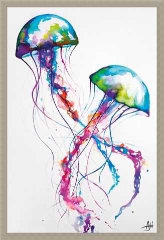 Framed Framed Jellyfish - Marc Allante