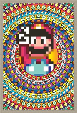 Framed Framed Power Ups - Super Mario