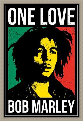 Framed Framed One Love - Bob Marley