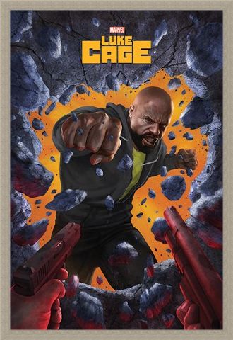 Framed Framed Wall Break - Luke Cage
