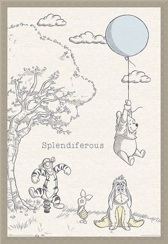 Framed Framed Splendiferous - Winnie the Pooh