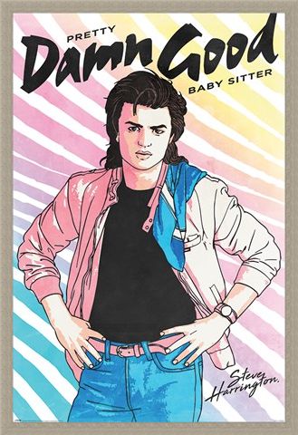 Framed Framed Damn Good Babysitter - Stranger Things