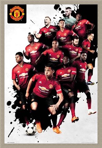 Framed Framed Players 18-19 - Manchester United
