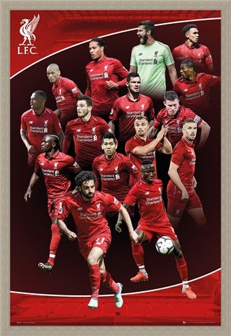 Framed Framed Team Photo - Liverpool FC