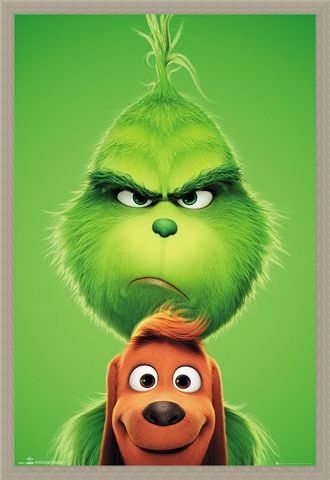 Framed Framed Grinch and Max - The Grinch