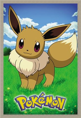 Framed Framed Eevee - Pokemon