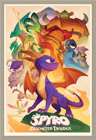 Framed Framed Reignited Trilogy - Spyro The Dragon