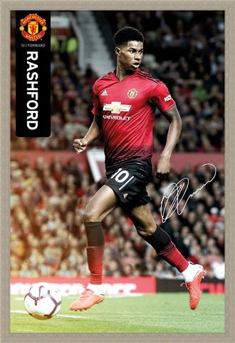 Framed Framed Marcus Rashford 18-19 - Manchester United