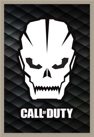 Framed Framed Skull - Call Of Duty