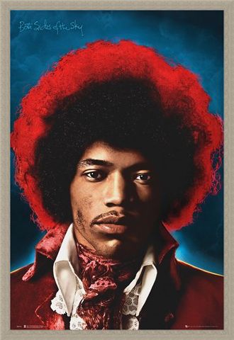 Framed Framed Both Sides Of The Sky - Jimi Hendrix
