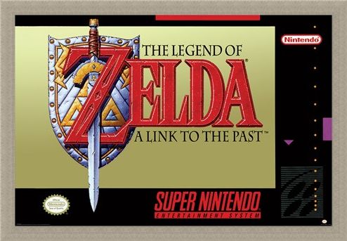 Framed Framed A Link To The Past - The Legend Of Zelda