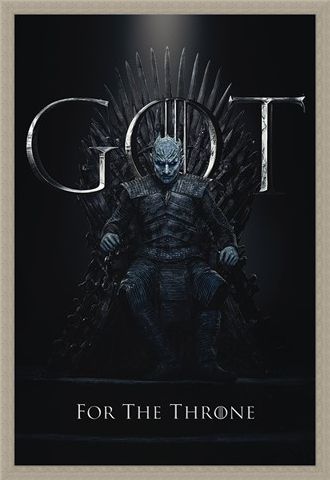Framed Framed The Night King For The Throne - Game Of Thrones