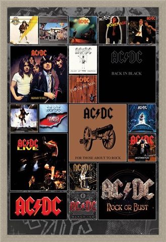 Framed Framed Covers - AC/DC