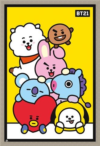 Framed Framed Pileup - BT21