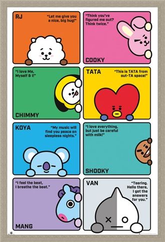 Framed Framed Universtar - BT21