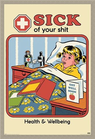 Framed Framed Sick of Your Shit - Steven Rhodes