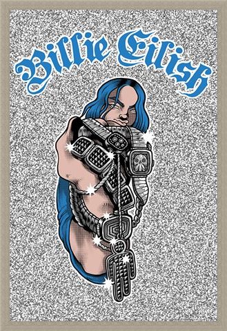 Framed Framed Bling - Billie Eilish