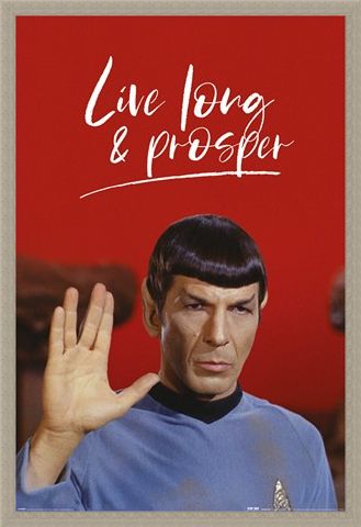 Framed Framed Live Long And Prosper - Star Trek