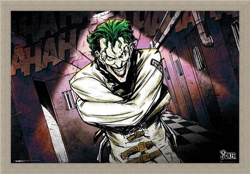 Framed Framed Joker Asylum - DC Comics