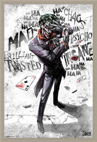 Framed Framed Joker Type - DC Comics