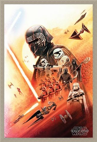 Framed Framed Kylo Ren - Star Wars: The Rise of Skywalker