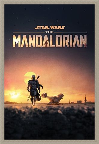 Framed Framed The Mandalorian Dusk - Star Wars