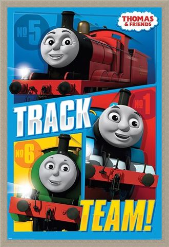 Framed Framed Track Team - Thomas & Friends