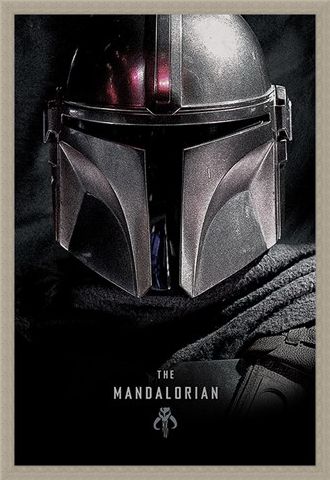 Framed Framed The Mandalorian Dark - Star Wars