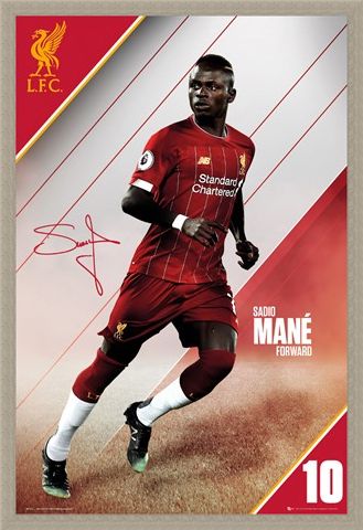 Framed Framed Mane 19-20 - Liverpool