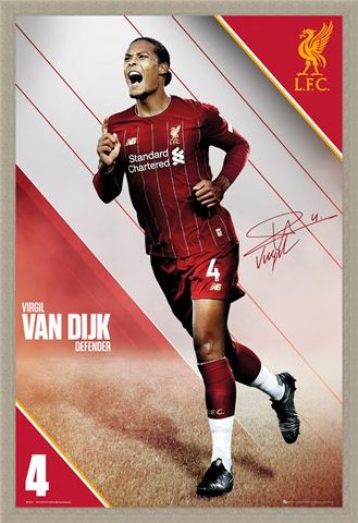 Framed Framed Van Dijk 19-20 - Liverpool