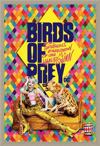 Framed Framed Harley's Hyena - Birds Of Prey