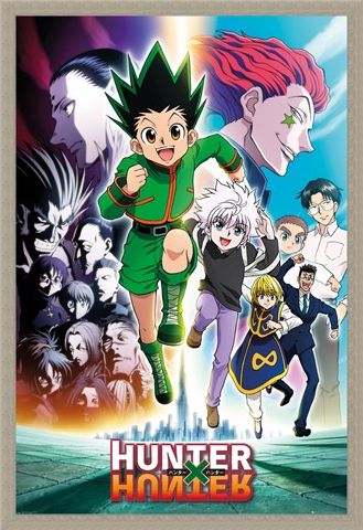 Framed Framed Keyart Running - Hunter x Hunter