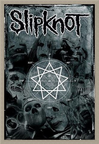 Framed Framed Pentagram - Slipknot