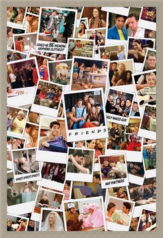 Framed Framed Photo Collage - Friends