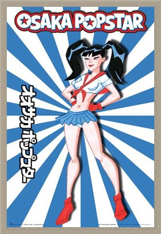 Framed Framed Sailor Girl - Osaka Popstar