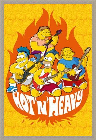 Framed Framed Hot and Heavy - The Simpsons